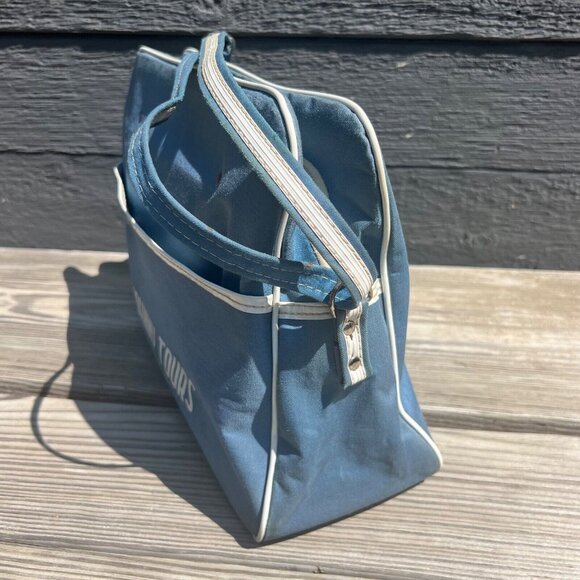 Vintage 1970's  Johnny Tours Flight Attendant Okinawa Shoulder Bag Carry-On - Picture 4 of 16